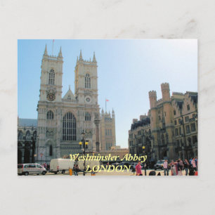 Westminster Abbey London Carte postale britannique
