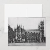 Westminster Abbey London Carte postale Vintage (Devant / Derrière)