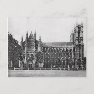 Westminster Abbey London Carte postale Vintage
