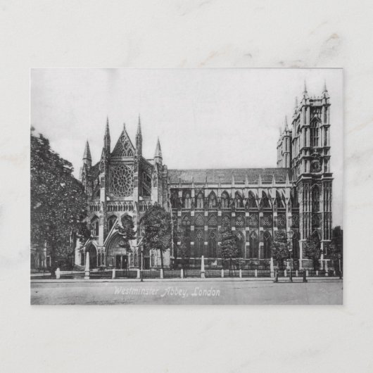 Westminster Abbey London Carte postale Vintage (Devant)
