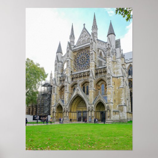 Westminster Abbey, Poster in Londen (Voorkant)