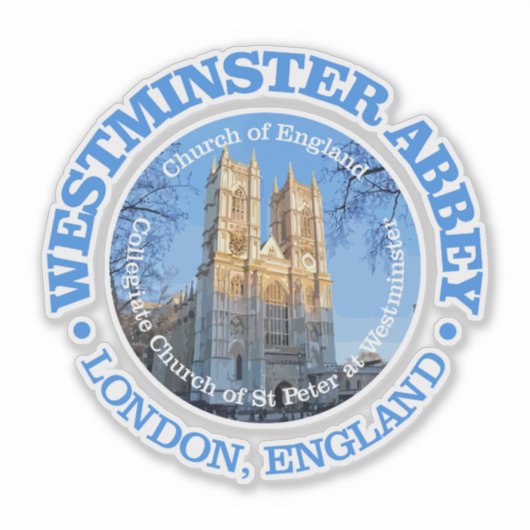 Westminster Abbey Sticker (Voorkant)