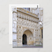 Westminster Abbey West Door, Londres Carte postale (Devant / Derrière)