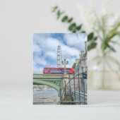 Westminster Bridge, London UK Briefkaart (Staand voorkant)