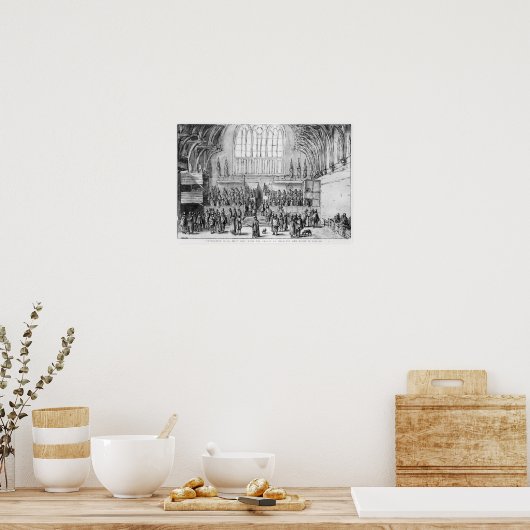 Westminster Hall Poster (Keuken)