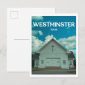 Westminster (Texas) Abbey Briefkaart (Voorkant / Achterkant)