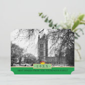 Westminster, Winter Londen & Happy New Year! Kaart (Staand voorkant)