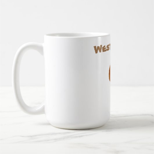 Weston Name with Dogue de Bordeaux, Coffee Mok (Links)