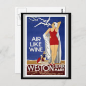 Weston Super Mare Briefkaart (Voorkant / Achterkant)