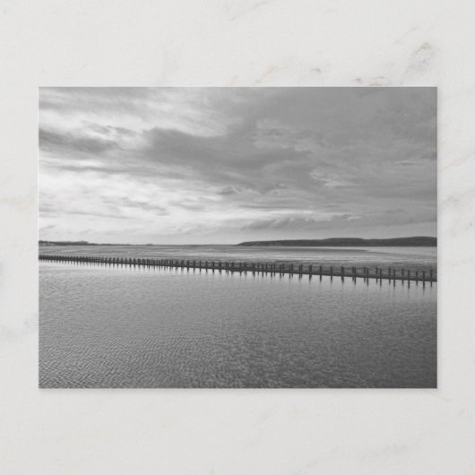 Weston-super-Mare zwart en wit Briefkaart (Voorkant)