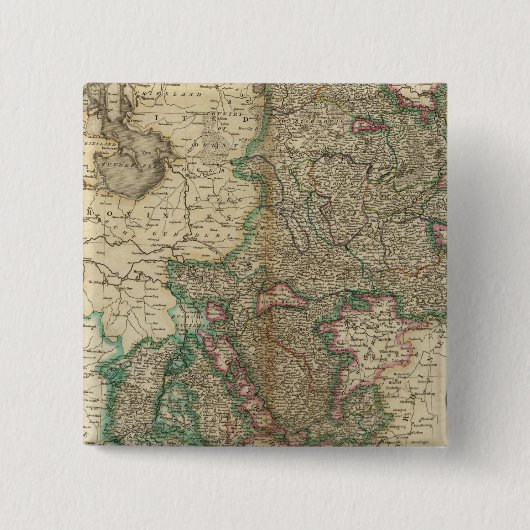 Westphalia Vierkante Button 5,1 Cm (Voorkant)