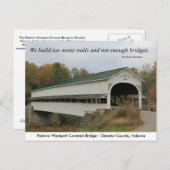 Westport Covered Bridge Briefkaart (Voorkant / Achterkant)
