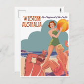 Westtern Australia Beach Briefkaart (Voorkant / Achterkant)