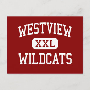 Westview - Wildcats - High - Portland Oregon Briefkaart
