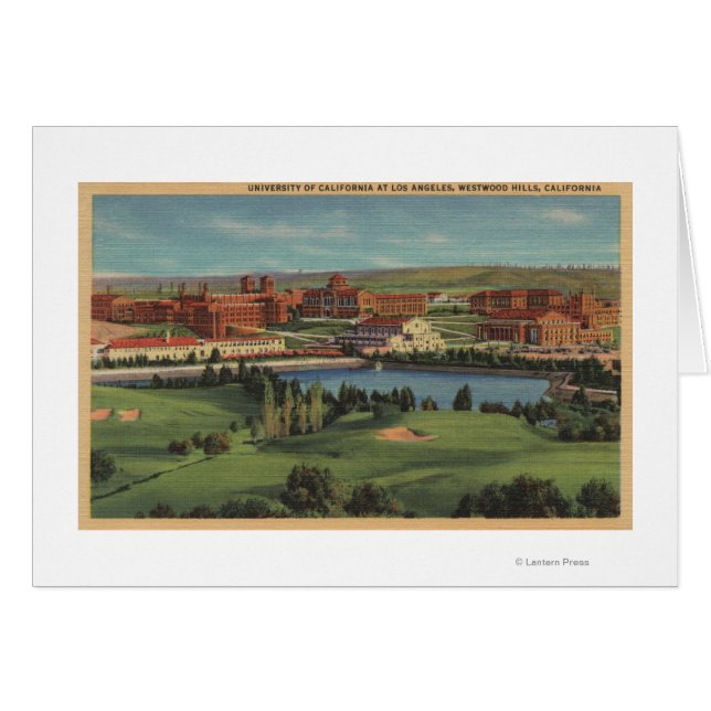 Westwood Hills, CA - Uitzicht van de Campus U.C.L. (Voorkant Horizontaal)