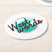 Westwords Set papieren Onderzetters (Gebogen)