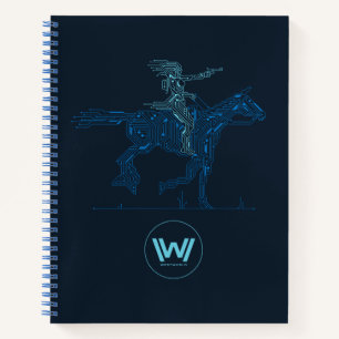 Westworld Dolores Riding Horse Circuit Grafisch Notitieboek