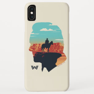 Westworld dr. Ford Silhouette of Man in Black iPhone XS Max Hoesje