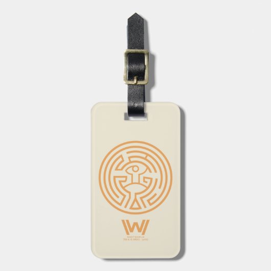 Westworld | Het Doolhof Symbool Bagagelabel (Voorkant verticaal)