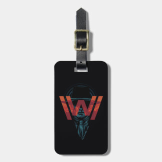 Westworld | Het Man in zwarte Logo grafische kaart Bagagelabel