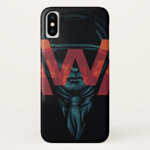 Westworld Het Man in zwarte Logo grafische kaart iPhone X Hoesje