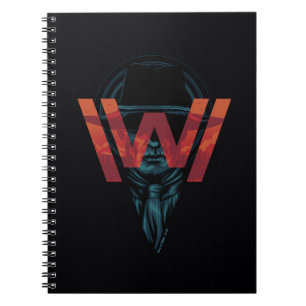 Westworld   Het Man in zwarte Logo grafische kaart Notitieboek