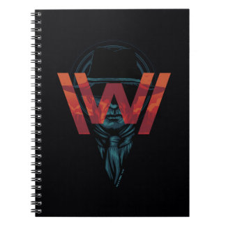 Westworld | Het Man in zwarte Logo grafische kaart Notitieboek