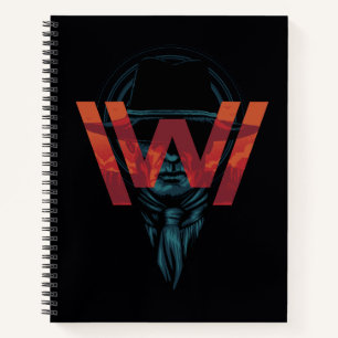 Westworld   Het Man in zwarte Logo grafische kaart Notitieboek