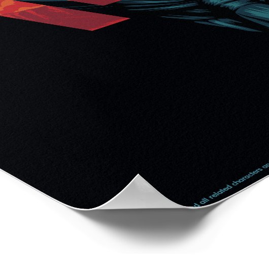 Westworld | Het Man in zwarte Logo grafische kaart Poster (Hoek)