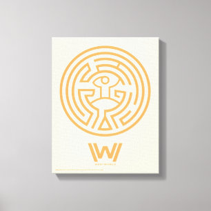 Westworld Het symbool Maze Canvas Afdruk