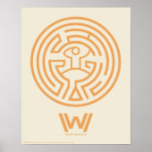 Westworld | Het symbool Maze Poster (Voorkant)