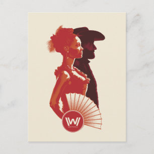 Westworld   Maeve & Hector Stencil Portrait Briefkaart