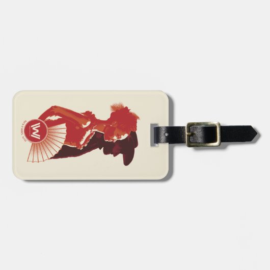 Westworld | Maeve & Hector Stencil Portret Bagagelabel (Voorkant horizontaal)