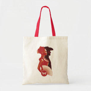 Westworld Maeve & Hector Stencil Portret Tote Bag