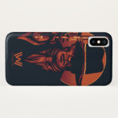 Westworld | Man in zwart-wit met revolver Case-Mate iPhone Case (Achterkant (horizontaal))