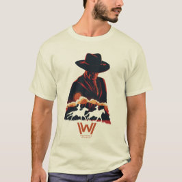 Westworld | Man in zwarte woestijn Silhouette T-shirt