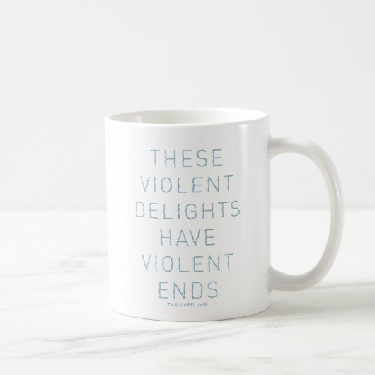 Westworld | Typografie-citaat "Violent Delights" Koffiemok (Rechts)