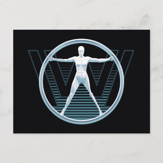 Westworld | Vitruvian Android Logo Briefkaart (Voorkant)
