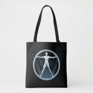 Westworld   Vitruvian Android Logo Draagtas