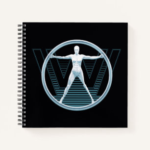 Westworld   Vitruvian Android Logo Notitieboek