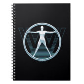 Westworld | Vitruvian Android Logo Notitieboek (Voorkant)