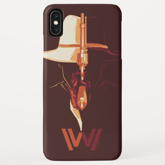 Westworld | Zwart wit Pet Pet gesplitst grafisch Case-Mate iPhone Case (Achterkant)