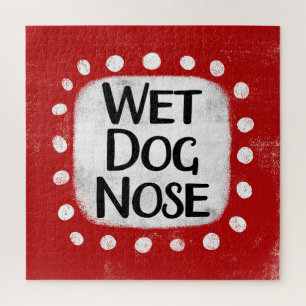 Wet Dog Nose Jigsaw Puzzel