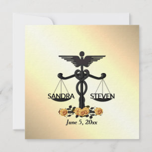 Wet en Geneeskunde Unie Gele Roos Kaart