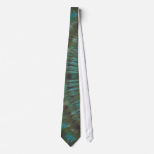 Wet Green Tie Dye Necktie Stropdas