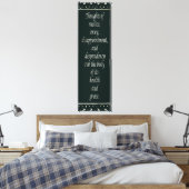 Wet inzake aanhalingsquota canvas afdruk (Insitu (Slaapkamer))