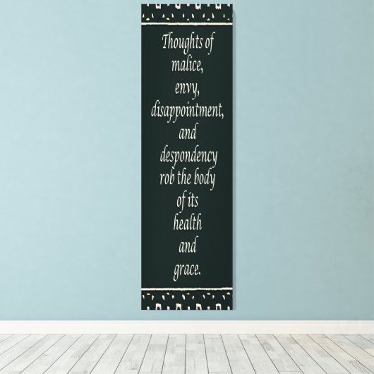 Wet inzake aanhalingsquota canvas afdruk (Insitu (Houten vloer))