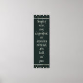 Wet inzake aanhalingsquota canvas afdruk (Voorkant)