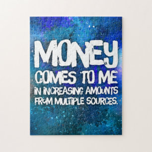 Wet inzake aantrekken Geldbebossing Quote Wealth Legpuzzel