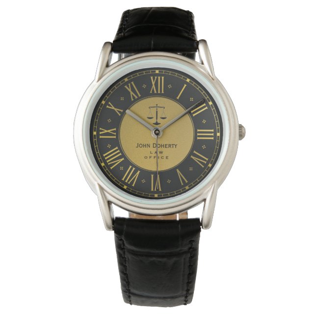 WET KANTOOR | Elegant Classic Persoonlijk Horloge (Voorkant)